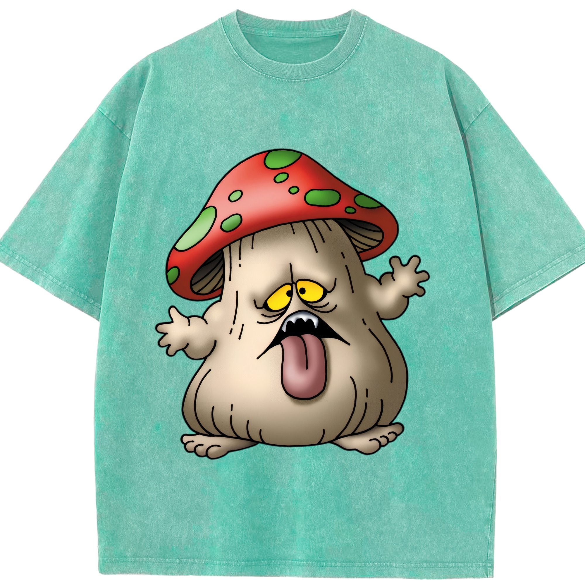 （画像用） ドラゴンクエスト Doragon Kuesuto Dragon Quest 綿100% ヴィンテージ風 半袖Tシャツ（フロントプリント）